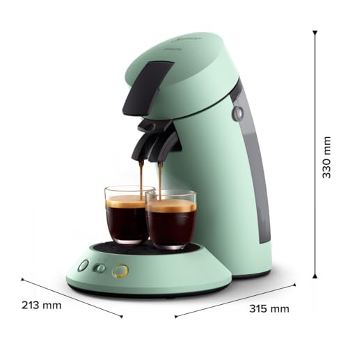 Machine à café à dosettes SENSEO Original Plus Vert Désert CSA210/80