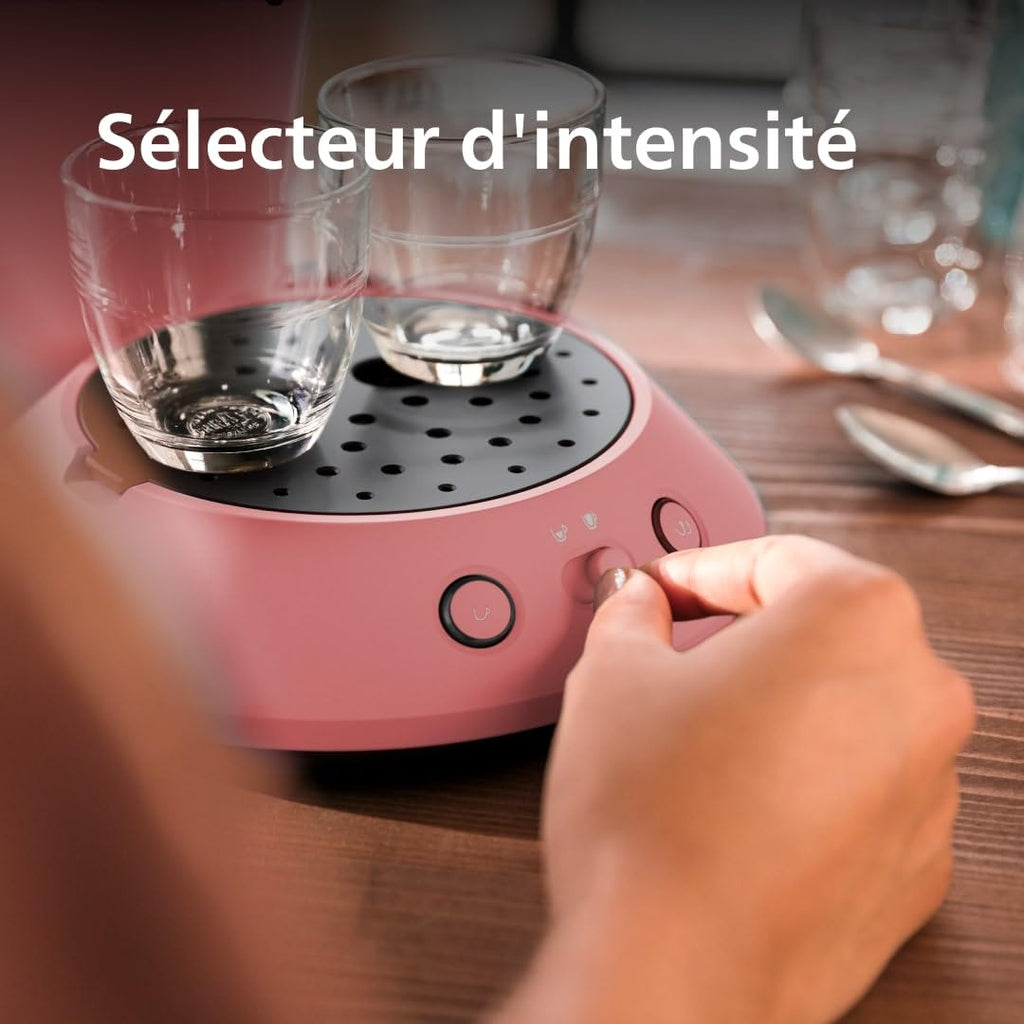 Machine à café à dosettes SENSEO Original Plus Rouge Tendre CSA210/35