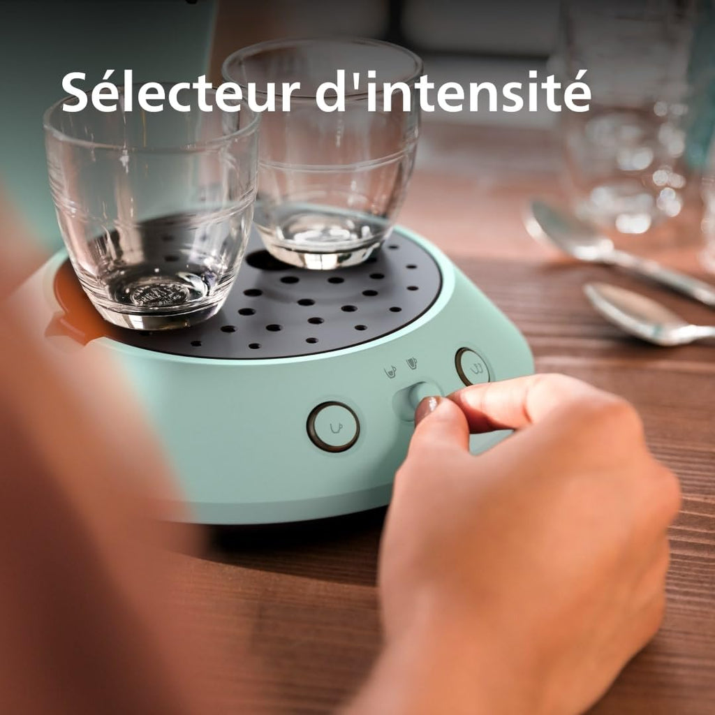 Machine à café à dosettes SENSEO Original Plus Vert Désert CSA210/80