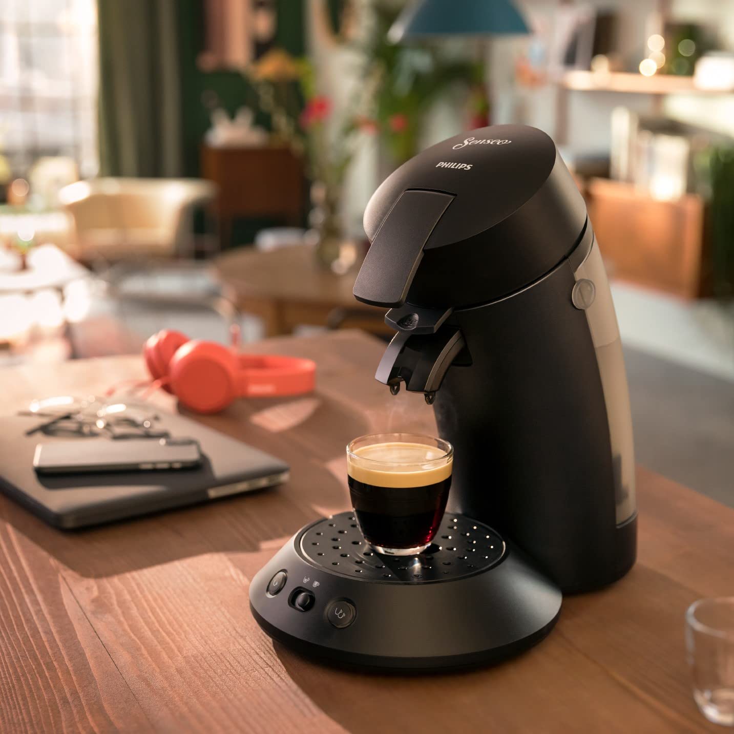 Machine à café à dosettes SENSEO Original Plus Noir CSA210/22