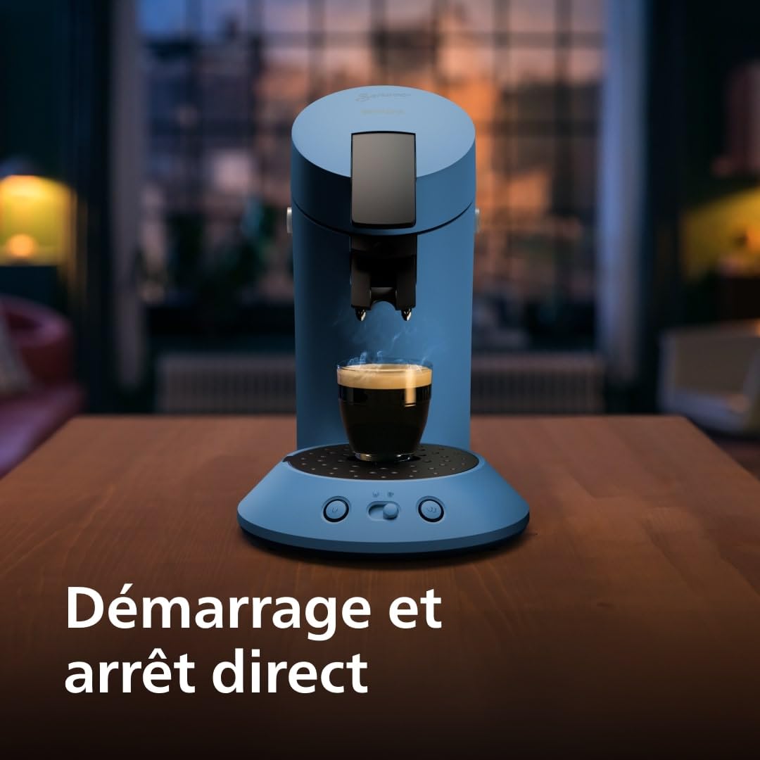 Machine à café à dosettes SENSEO Original Plus Bleu Paon CSA210/00