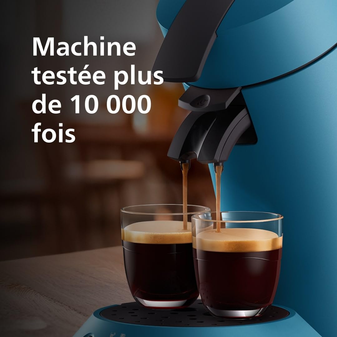 Machine à café à dosettes SENSEO Original Plus Bleu Paon CSA210/00