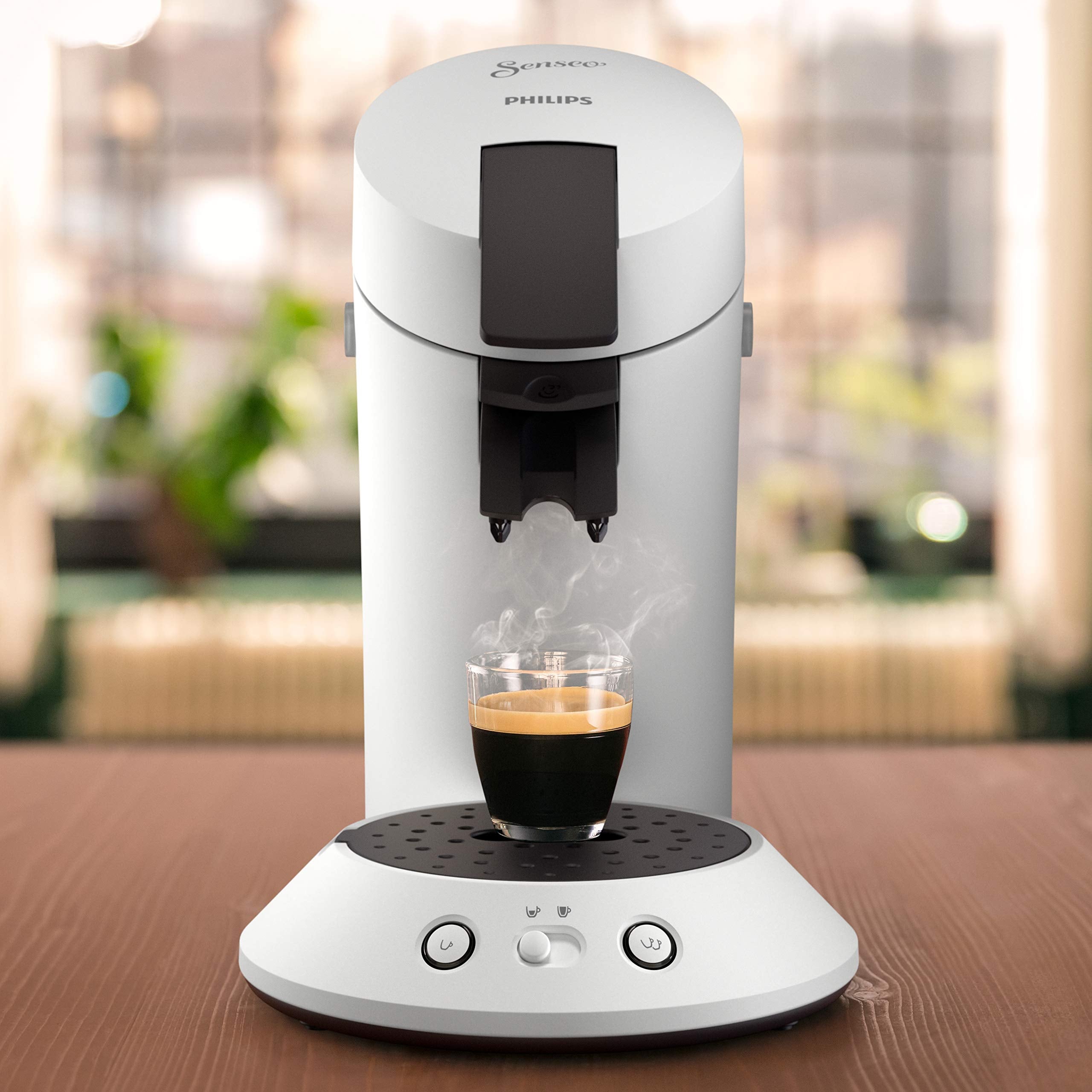 Machine à café à dosettes SENSEO Original Plus Blanche CSA210/11